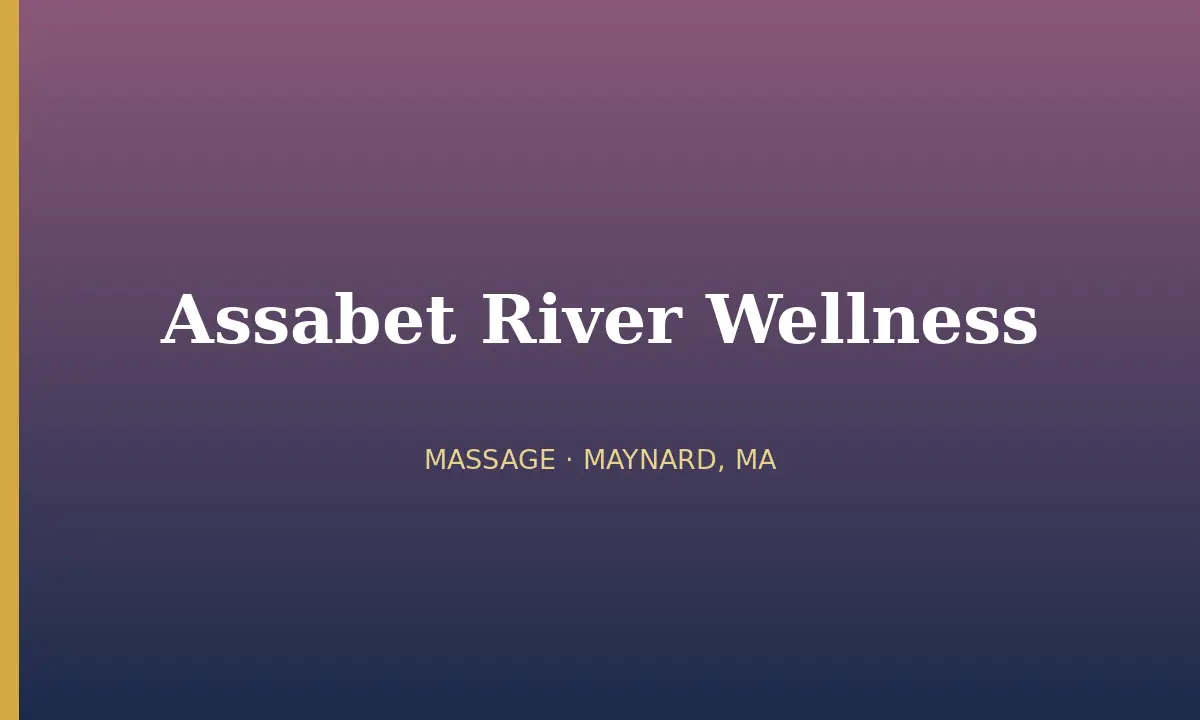 Assabet River Wellness cover