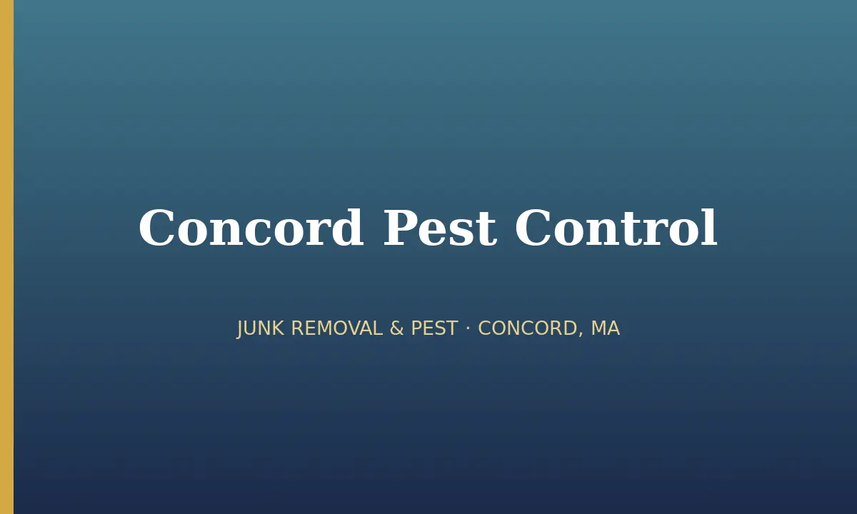 Concord Pest Control cover