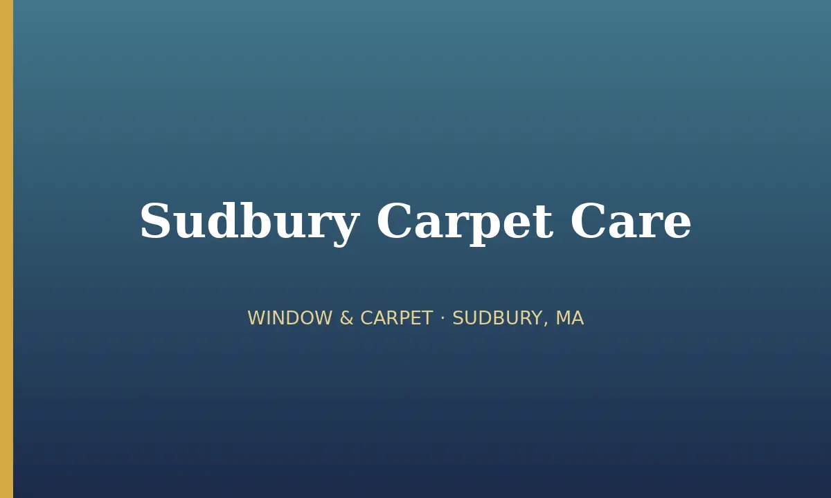 Sudbury Carpet Care cover