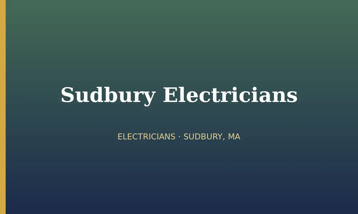 Sudbury Electricians cover