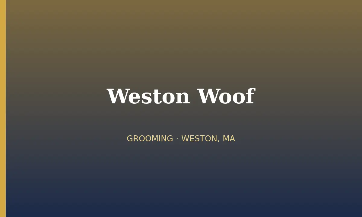 Weston Woof cover